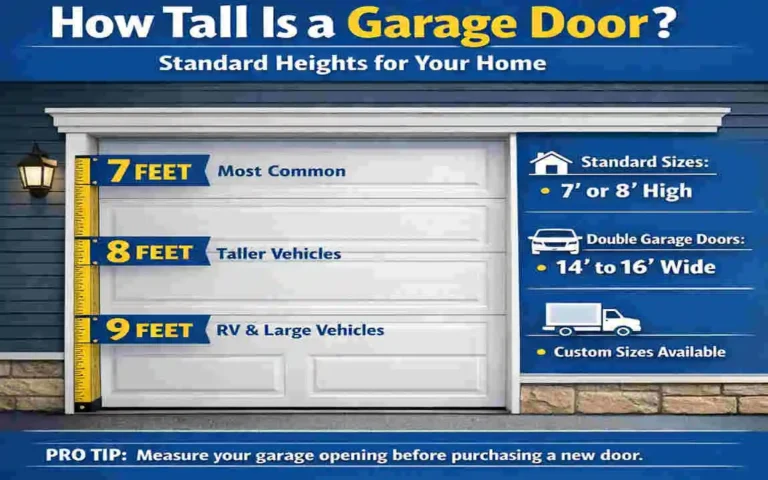 How Tall Is a Garage Door? Standard Heights for Your Home