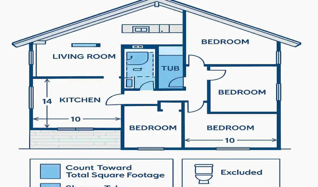 Understanding Bathroom Impact on House Size Calculations