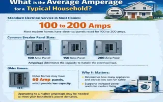 what is the average amperage of a house