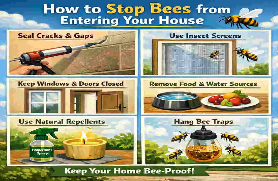 why do bees keep coming in my house