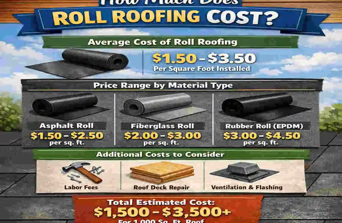 How Much Does Roll Roofing Cost for Your Home?