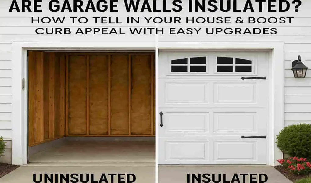 Are Garage Walls Insulated? How to Tell in Your House & Boost Curb Appeal with Easy Upgrades