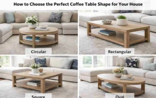 How to Choose the Perfect Coffee Table Shape for Your House