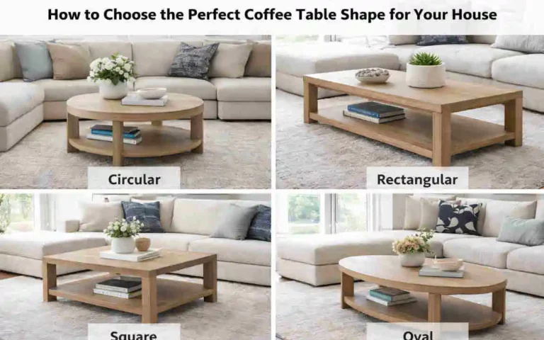 How to Choose the Perfect Coffee Table Shape for Your House