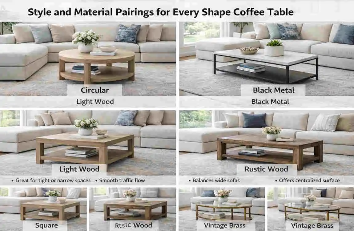 How to Choose the Perfect Coffee Table Shape for Your House