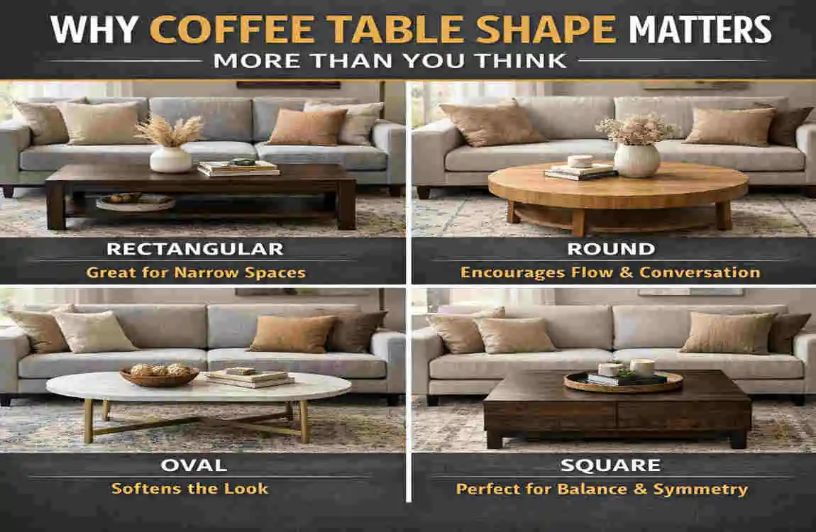 How do I know what shape coffee table to buy?