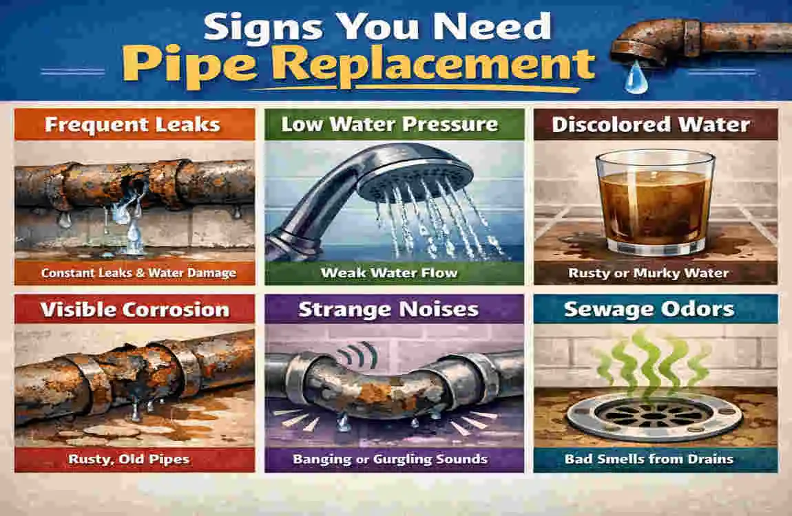 how much to replace plumbing pipes