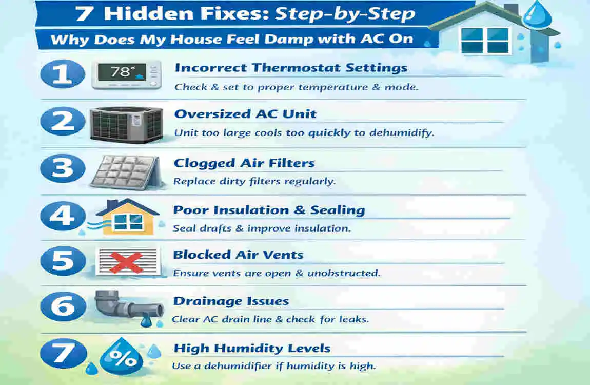 Why Does My House Feel Damp with AC On?