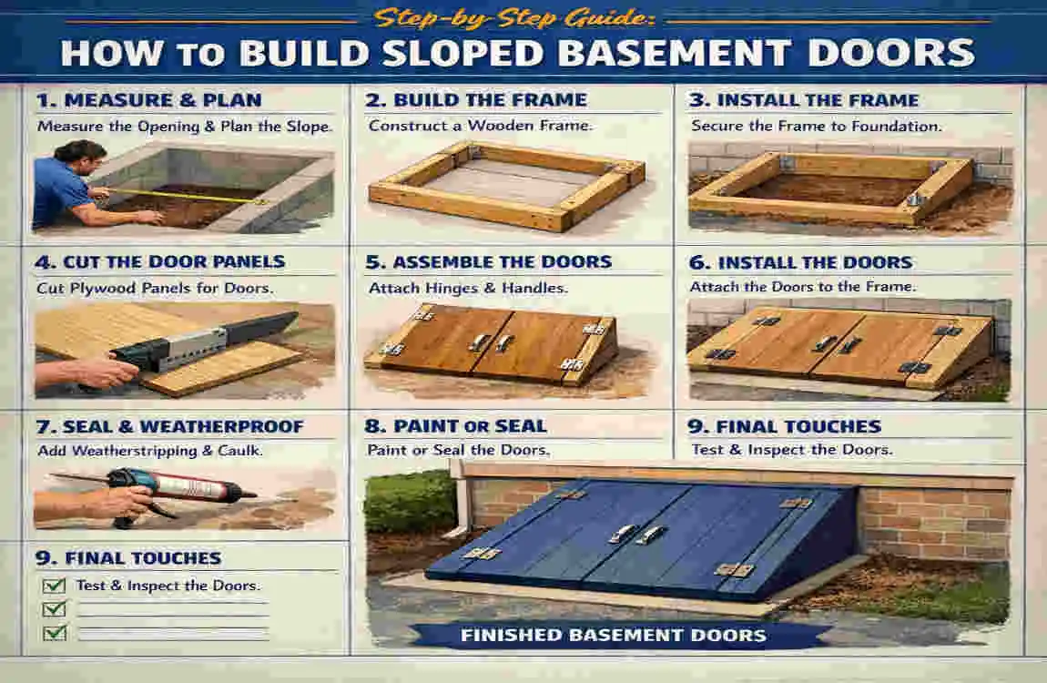 How to Build Sloped Basement Doors: DIY Guide for Your Home