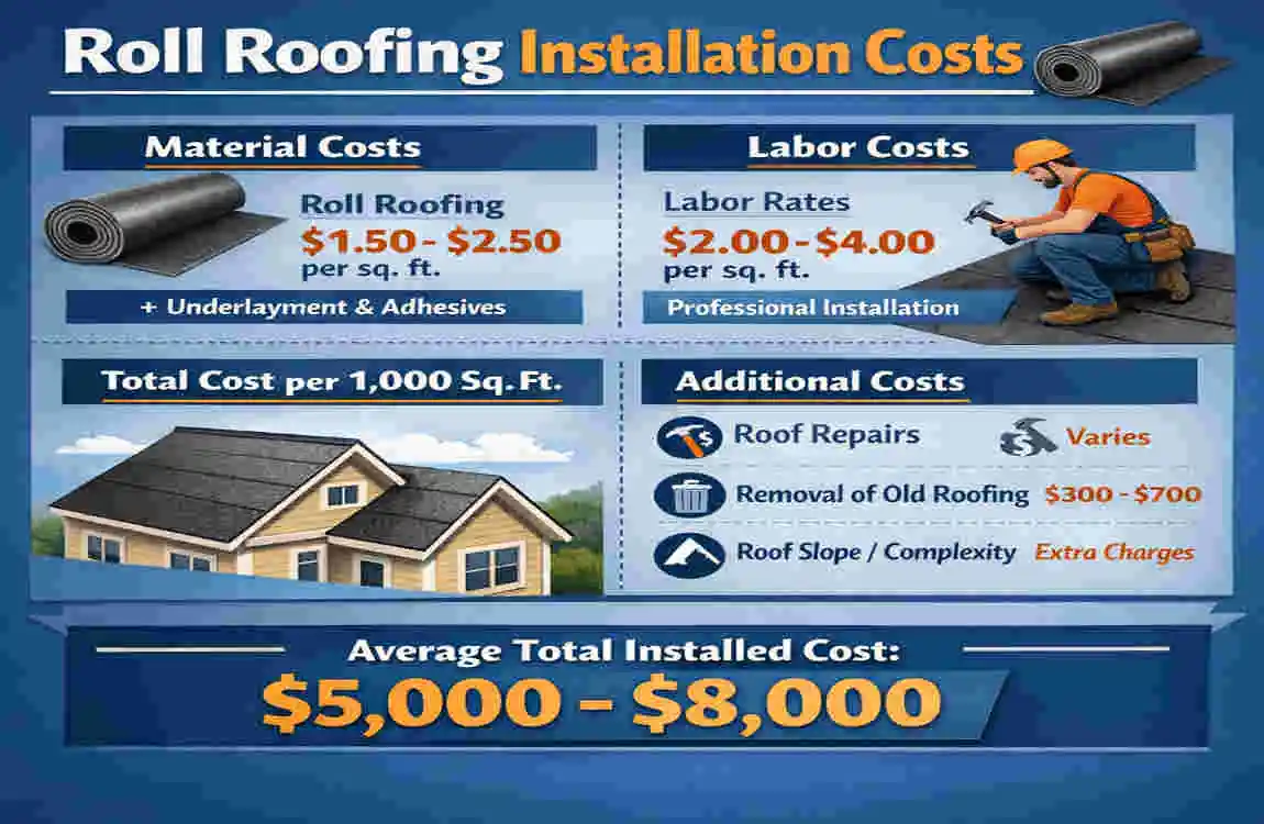 How Much Does Roll Roofing Cost for Your Home?