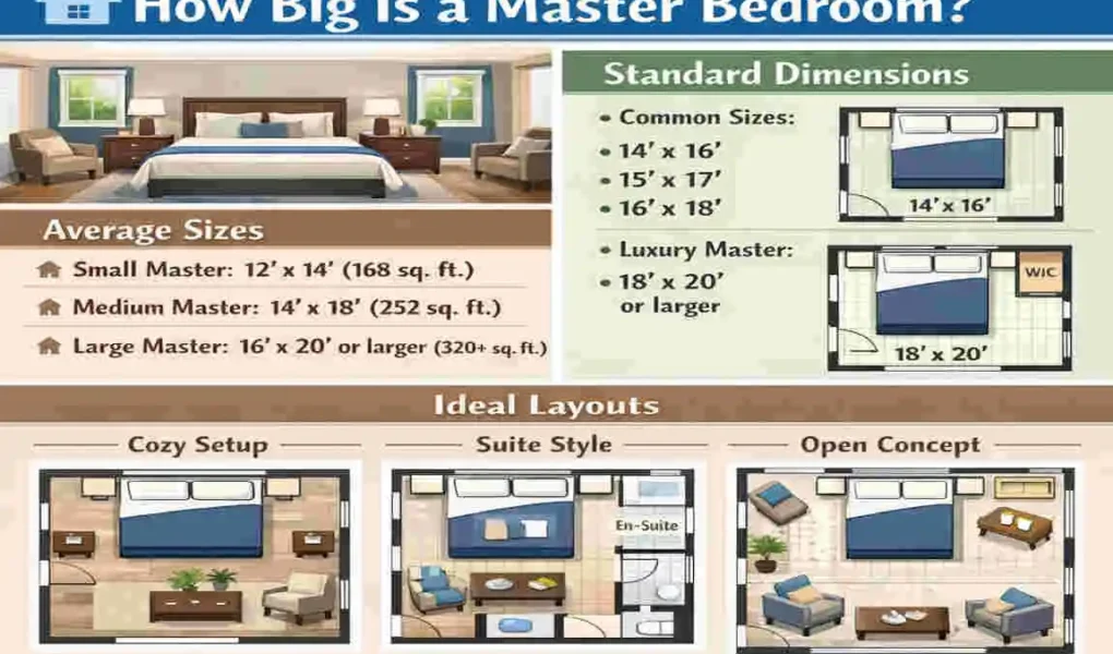 How Big Is a Master Bedroom
