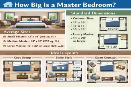 How Big Is a Master Bedroom