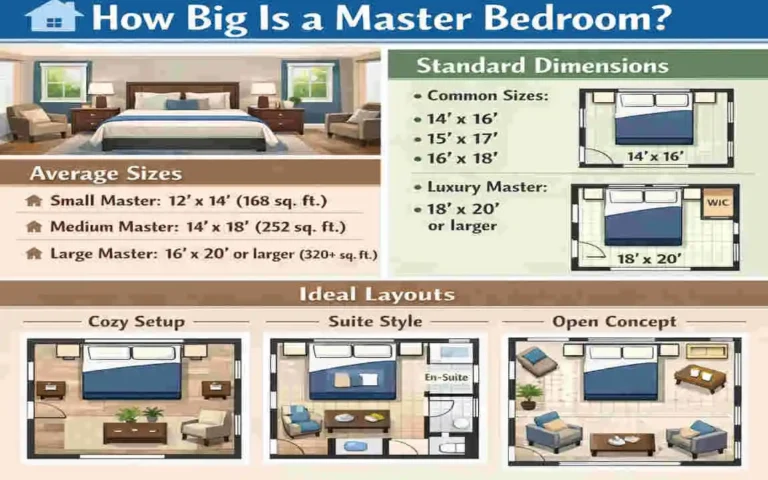 How Big Is a Master Bedroom