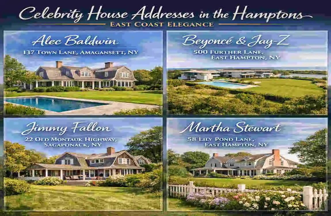 Celebrity House Addresses