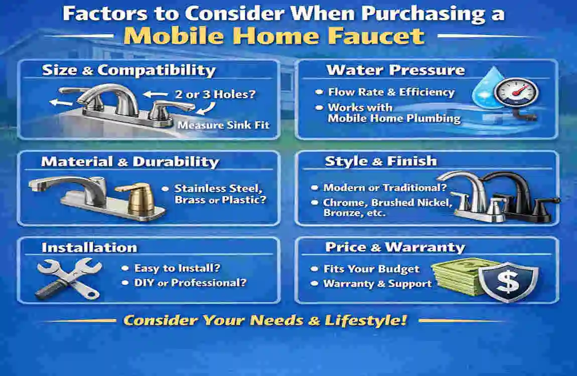 are mobile home faucets different