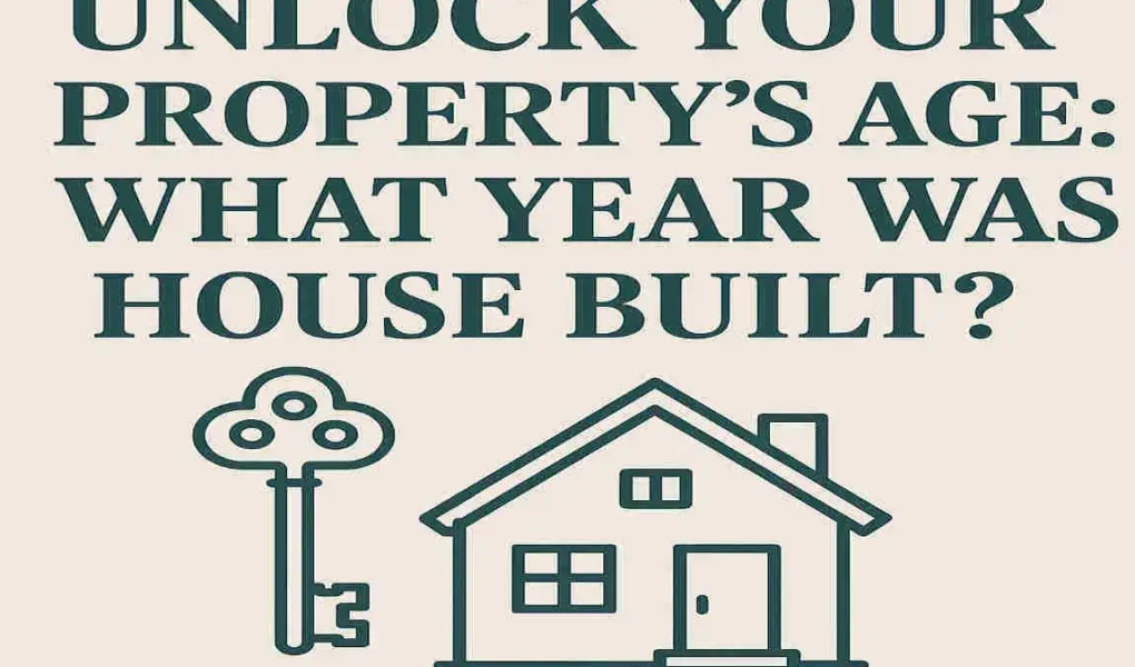Unlock Your Property's Age: What Year Was My House Built?