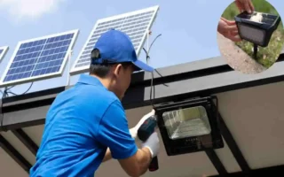 how to install solar light at home