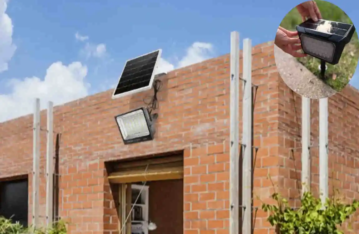 how to install solar light at home