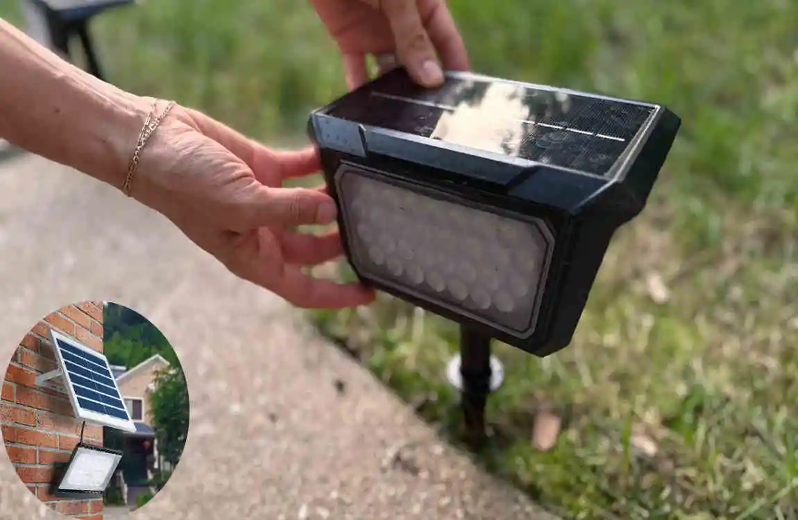 how to install solar light at home