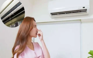 why does my house feel damp with ac on