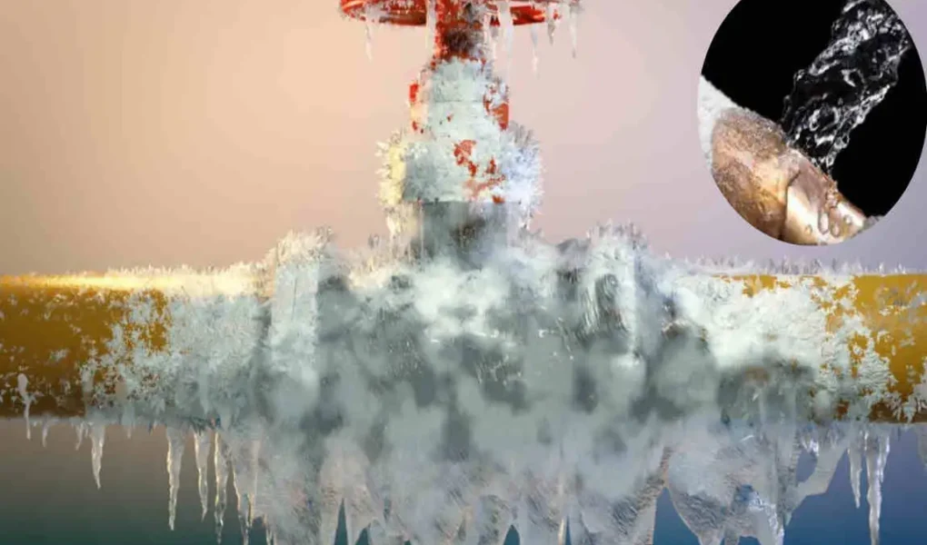 can gas lines freeze in a house