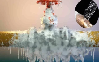 can gas lines freeze in a house