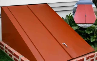 how to bild sloped basement doors