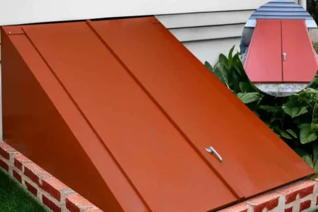 how to bild sloped basement doors