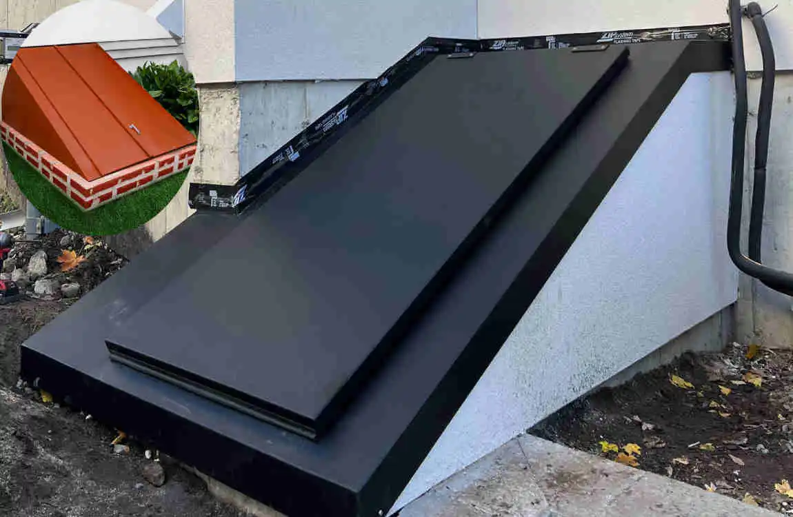 how to bild sloped basement doors