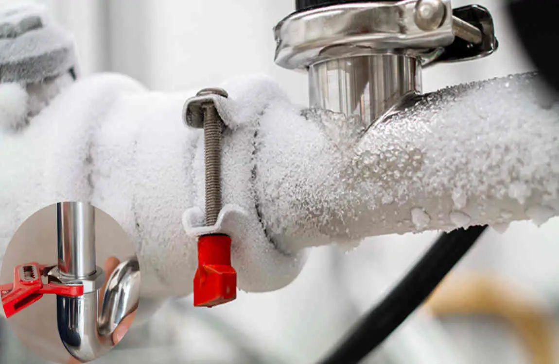 what temperature do pipes freeze under mobile home