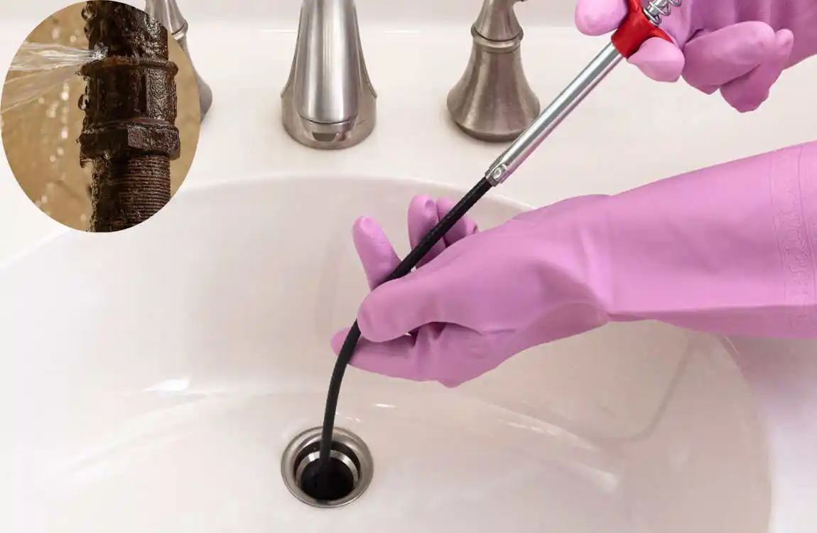 how to clean plumbing pipes at home