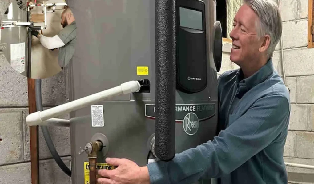 how to move a tank water heater from basement