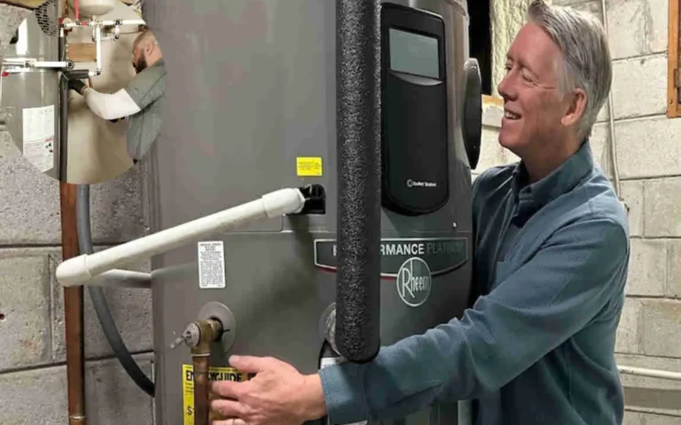 how to move a tank water heater from basement