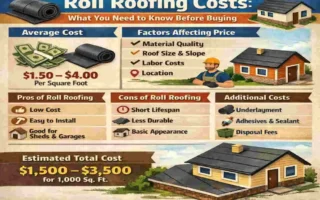 How Much Does Roll Roofing Cost for Your Home?
