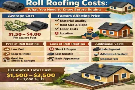 How Much Does Roll Roofing Cost for Your Home?