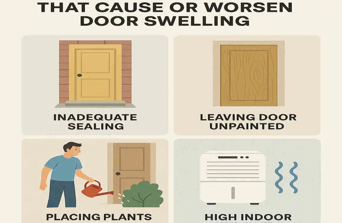 Why Do Wooden Doors Swell in Rainy Season? Tips for Your Home