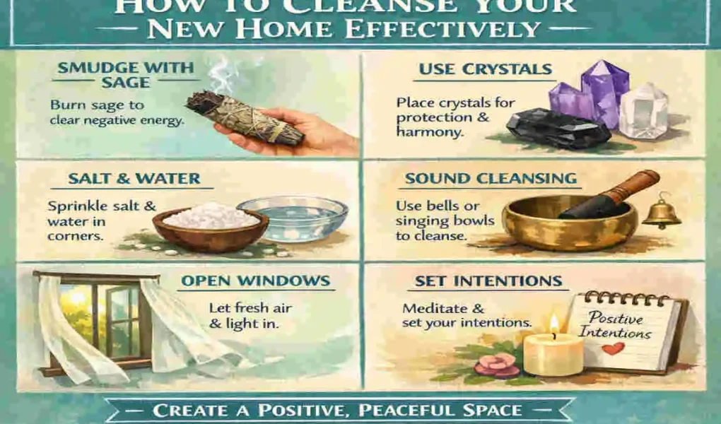 how to cleanse your new home