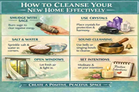 how to cleanse your new home