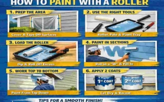 how to paint exterior house with roller