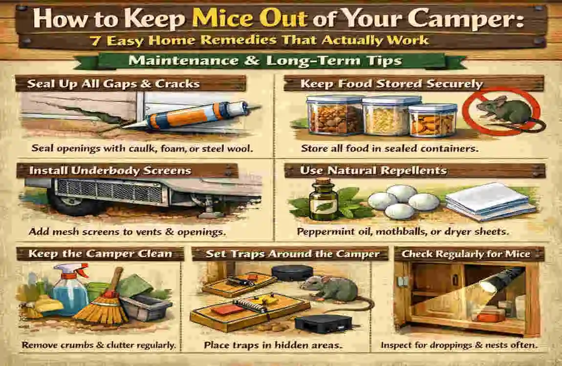 how to keep mice out of camper home remedies