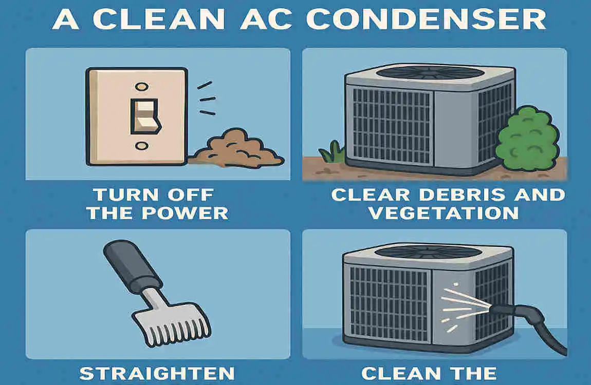 How to Clean Your AC Condenser for Better Cooling of House