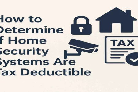 How to Determine If Home Security Systems Are Tax Deductible