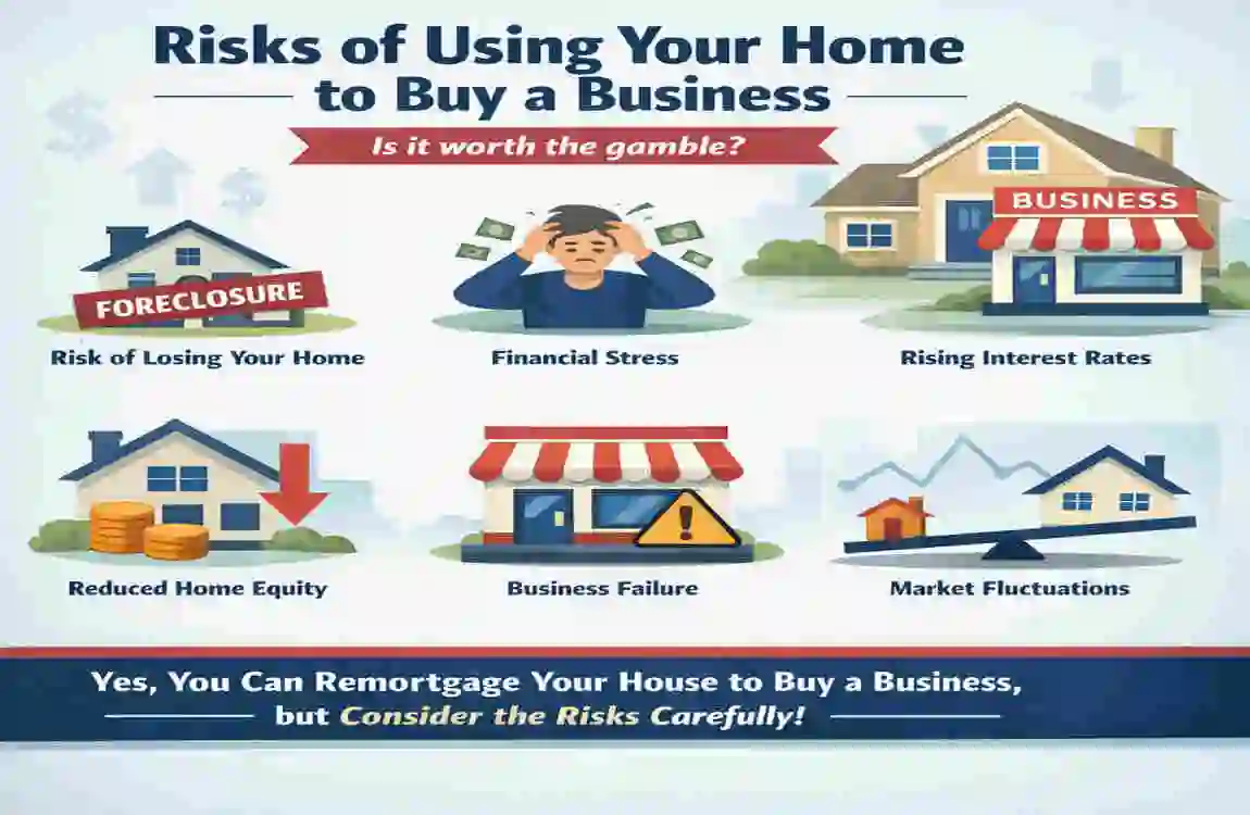 can i remortgage my house to buy a business