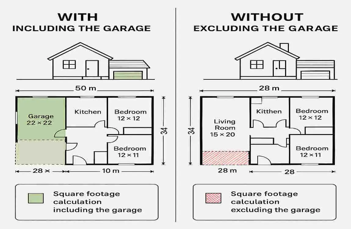 Does Your House Garage Count in Square Footage?