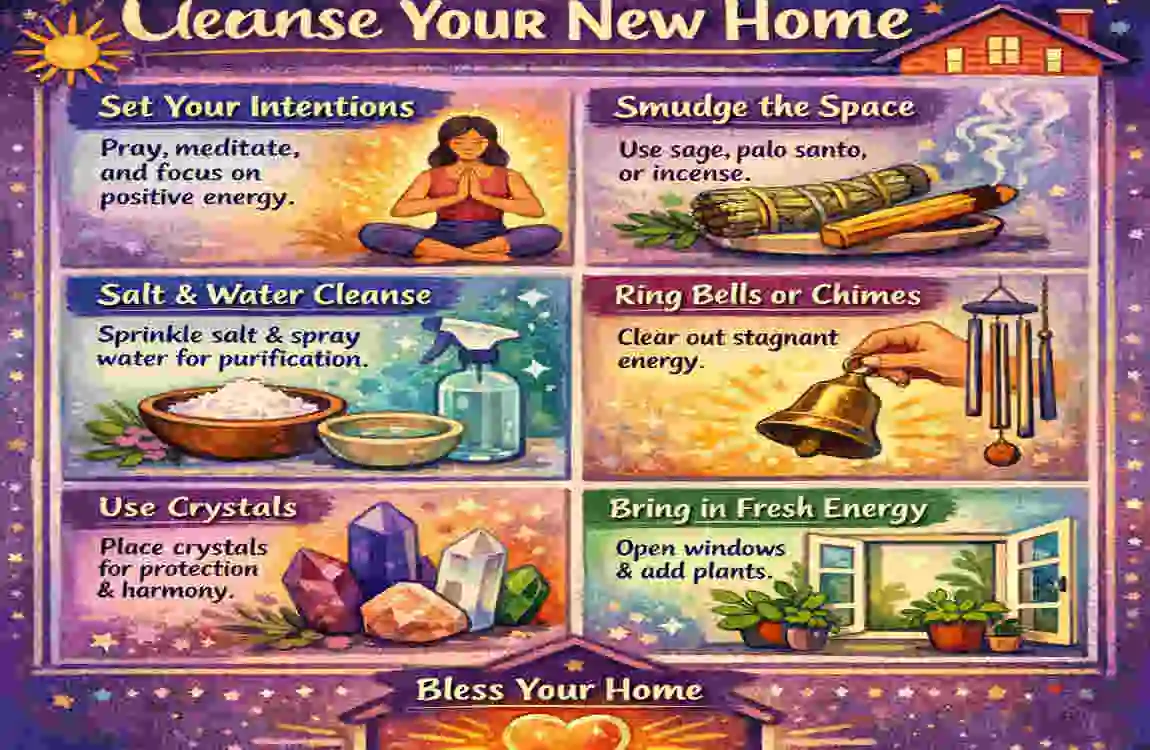 how to cleanse your new home