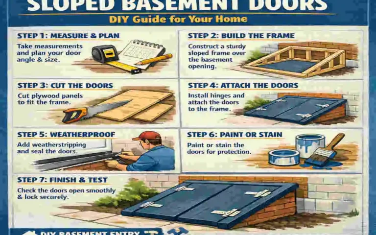 How to Build Sloped Basement Doors: DIY Guide for Your Home