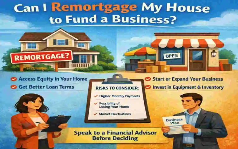 can i remortgage my house to buy a business