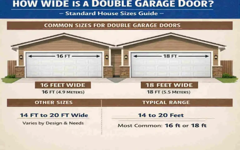 How Wide Is a Double Garage Door? Standard House Sizes Guide