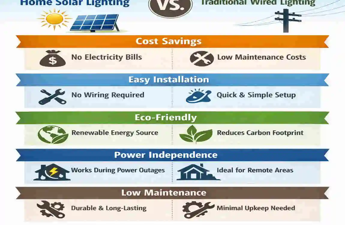 how to install solar light at home