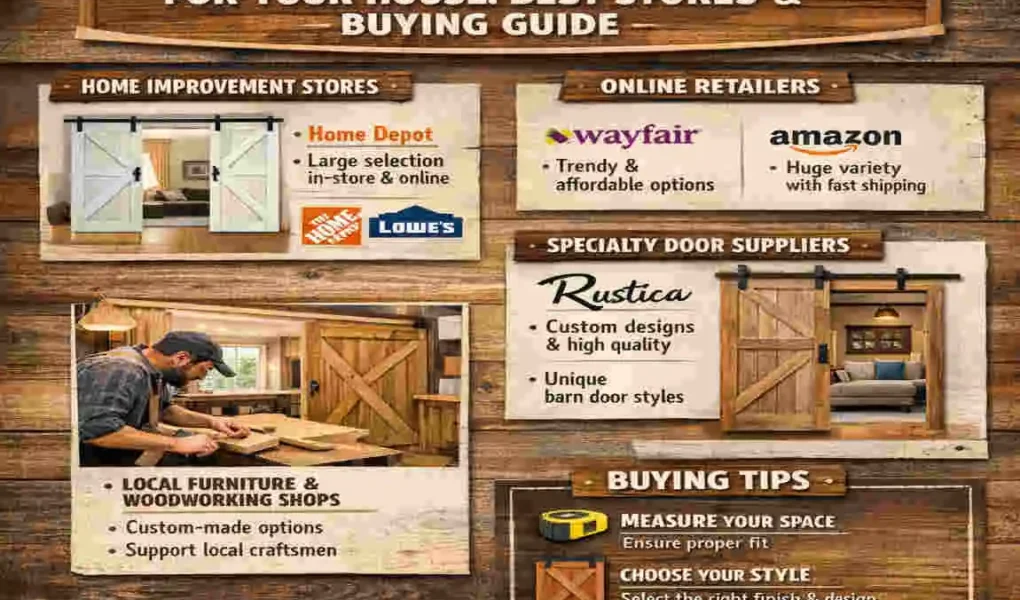 Where to Buy Bifold Barn Doors for Your Home
